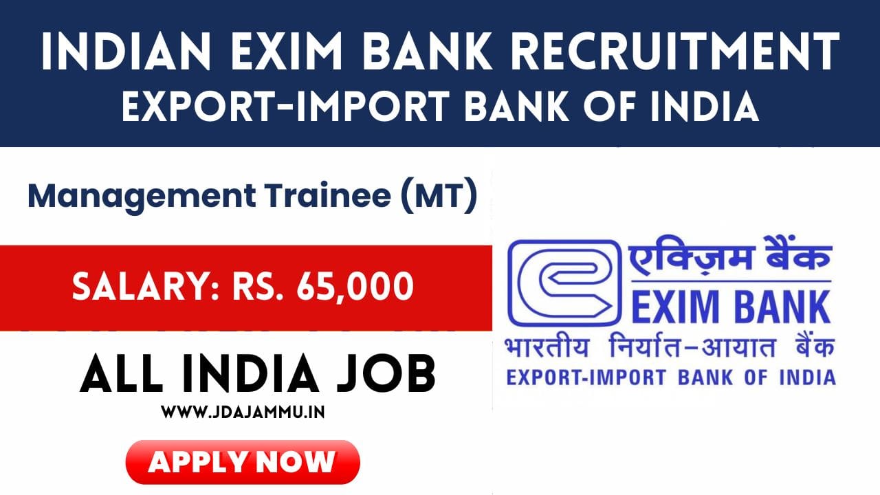 Indian Exim Bank Recruitment