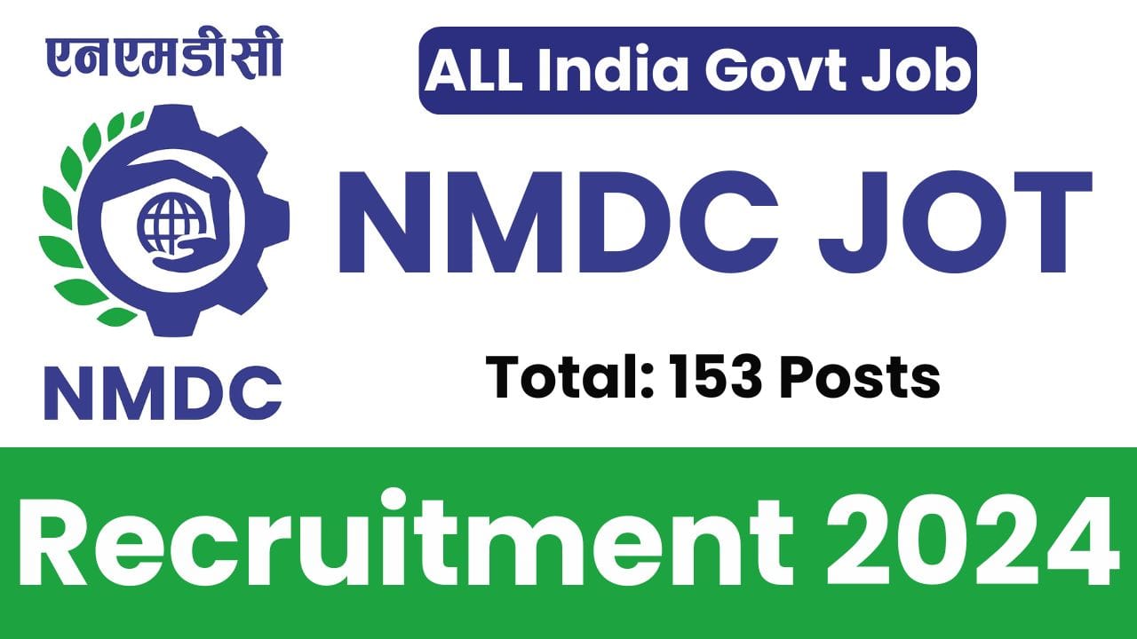 NMDC JOT Recruitment 2024