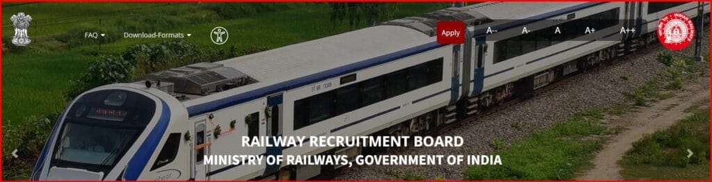 RRB JE admit card download link