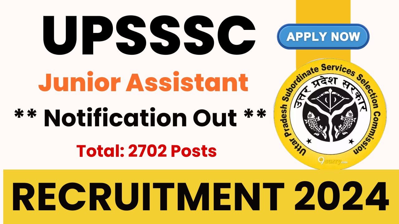 UPSSSC Junior Assistant Recruitment 2024