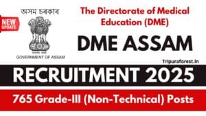 DME Assam Recruitment 2025