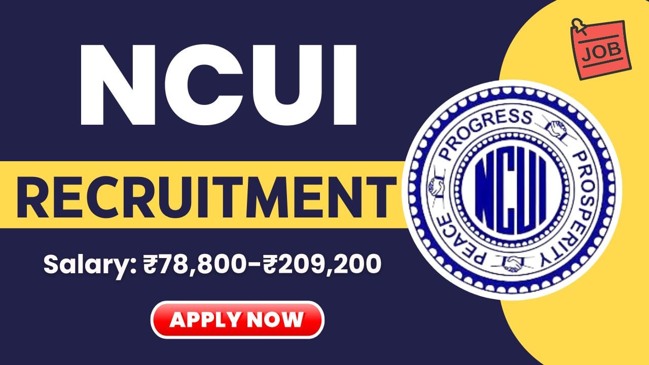 NCUI Recruitment 2024 Apply for Director