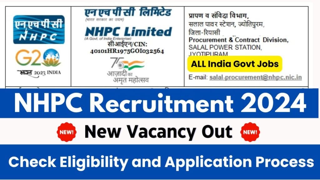 NHPC Recruitment 2024