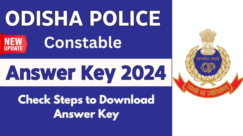 Odisha Police Constable Answer Key 2024