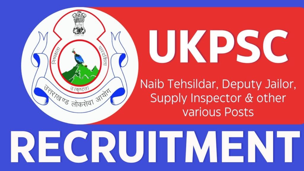 UKPSC Lower PCS Recruitment 2024