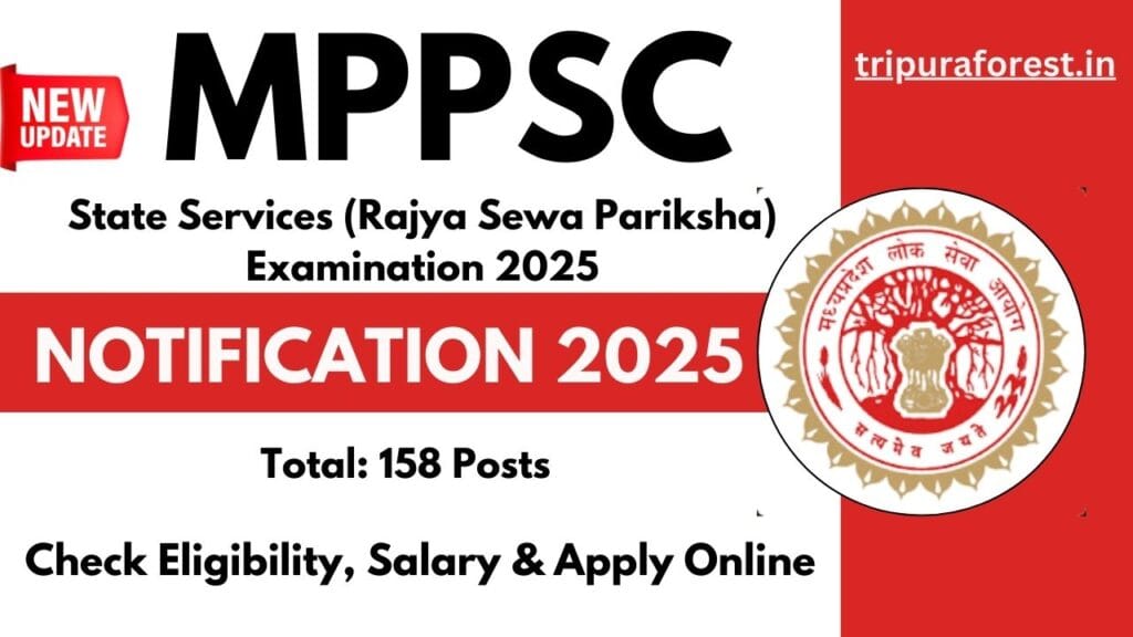 MPPSC Notification 2025 Out for SSE 158 Posts