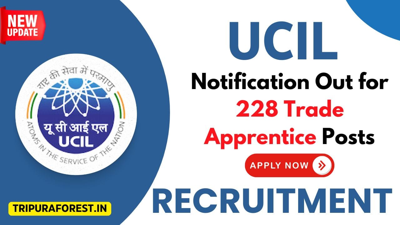 UCIL Recruitment 2025 Notification Out for 228 Trade Apprentice Posts